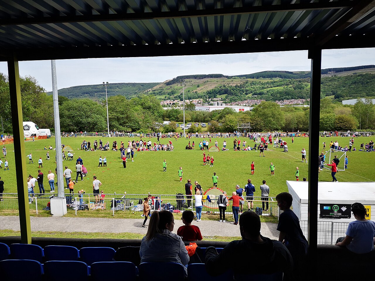 Children's football festival held in Aberdare