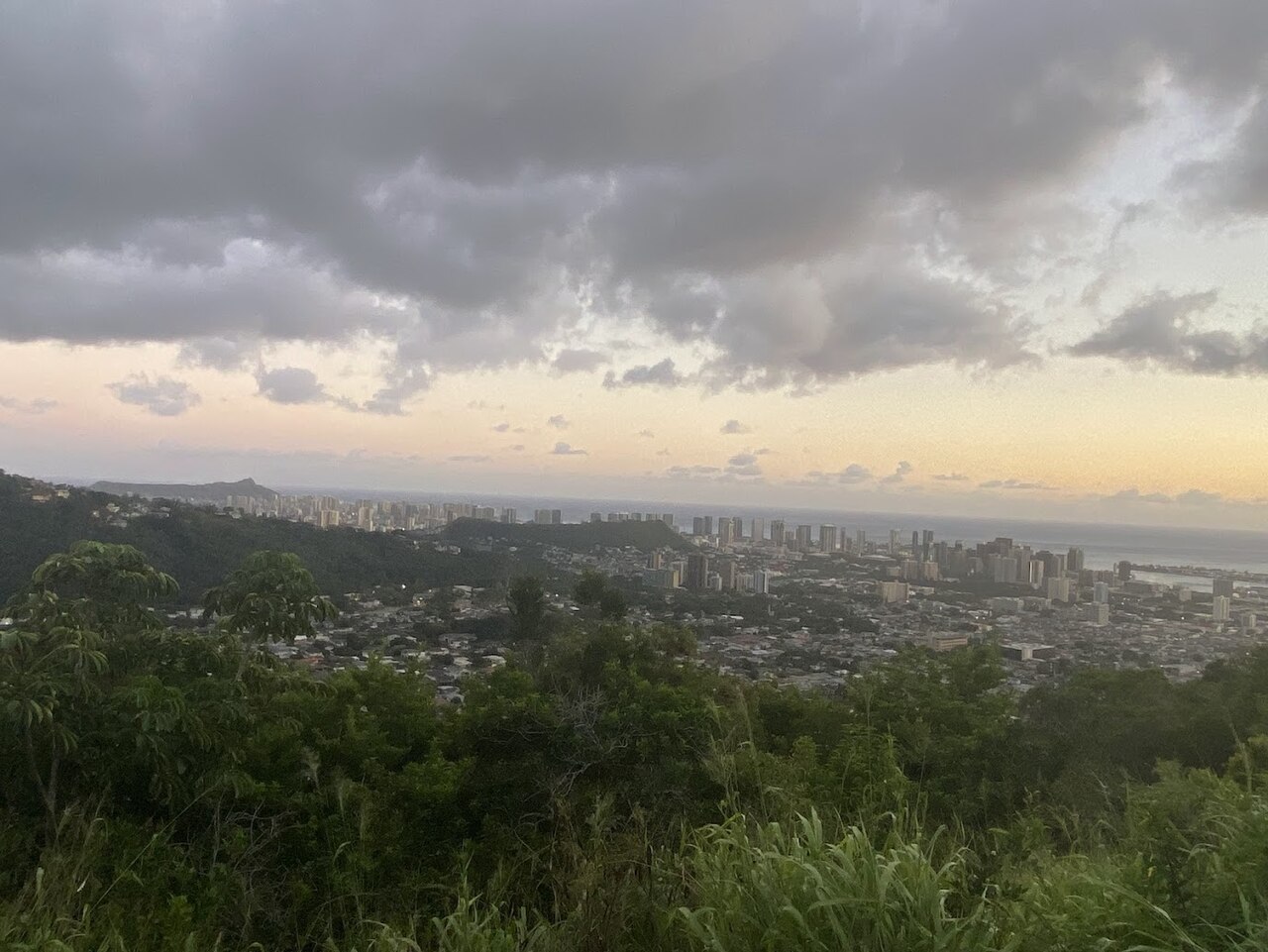 View of Honolulu from Na Pueo Mini Park, Alewa Heights