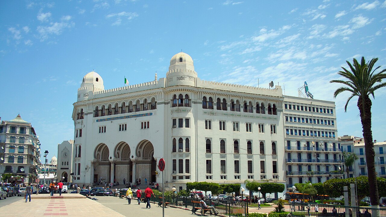 Algiers (Algeria), the Great Post Office ("Grande Poste")