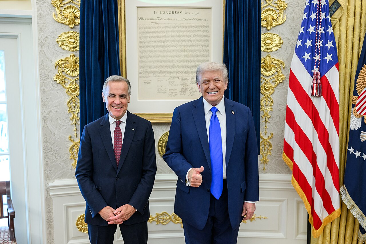 President Donald J. Trump and Canadian Prime Minister Mark Carney. 🇺🇸🤝🇨🇦