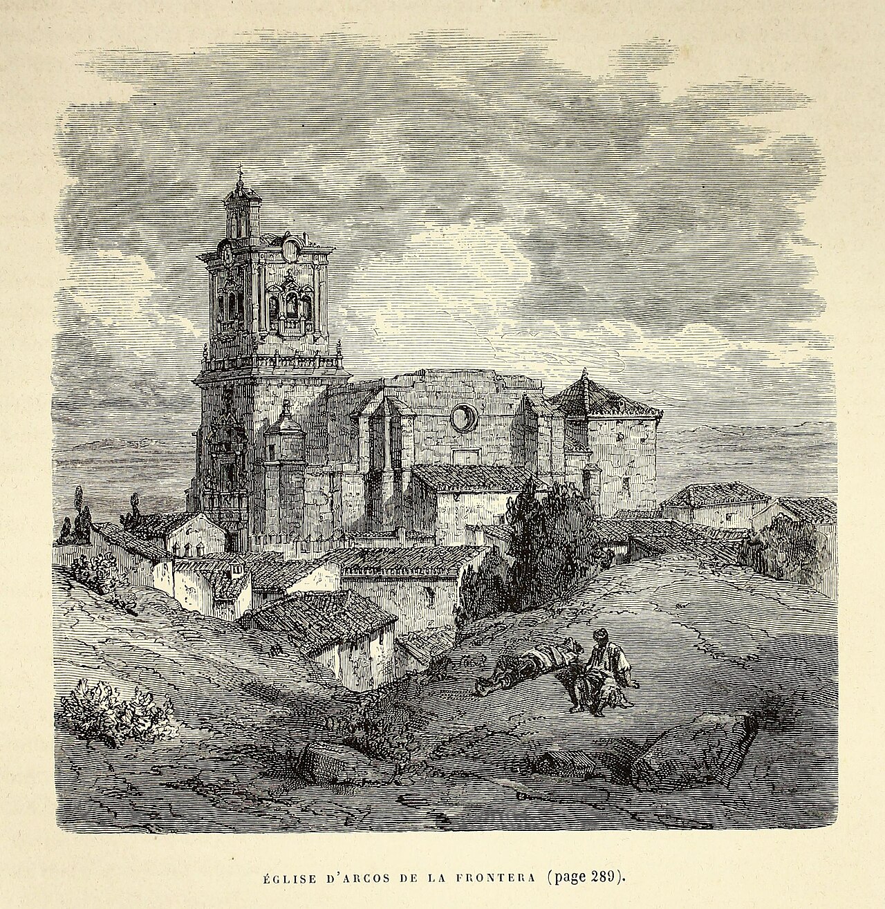 Title: Église d'Arcos de la Frontera
Autor: Davillier, Jean Charles, barón, 1823-1883

Descripción bibliográfica: L'Espagne / par Le Baron CH. Davillier ; ilustrée de 309 gravures dessinées su bois par Gustave Doré. - Paris : Librairie Hachette, 1874. - 799 p. : il.

Materia: España- Geografía
Materia: España- Usos y costumbres
Ilustrador: Doré, Gustave, 1832-1883

Editor: Libreria Hachette

Lugar de impresión: Francia, París

Localización:  fama.us.es/record=b2470394~S5*spi


Libro completo:  fondosdigitales.us.es/fondos/libros/8321/