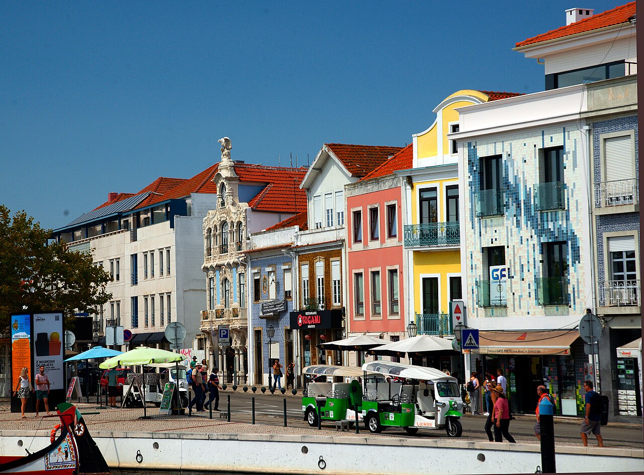 Art Nouveau buildings in Aveiro, Portugal (2019)