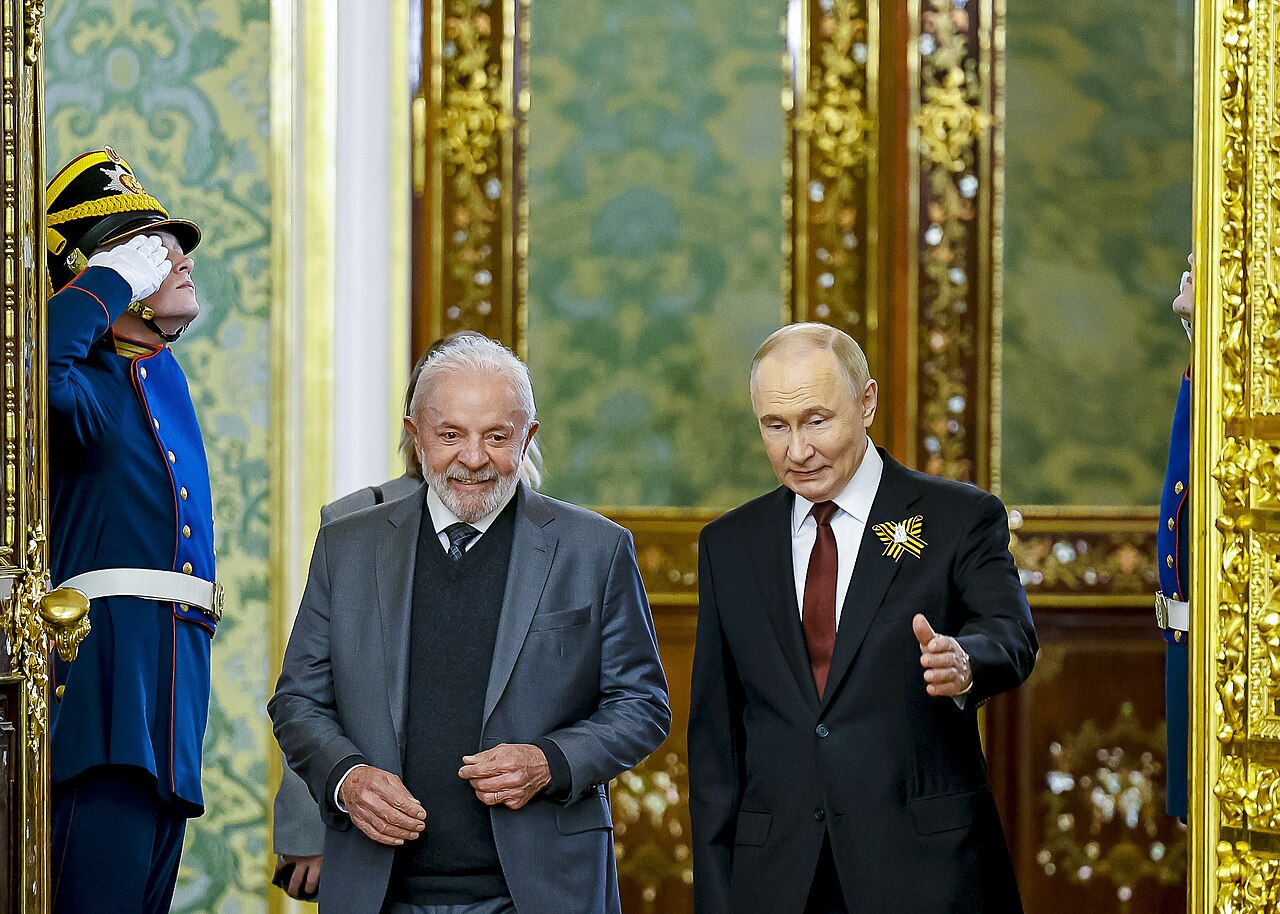 Presidente da República, Luiz Inácio Lula da Silva, durante reunião com o Presidente da Federação da Rússia, Vladimir Putin. Grande Palácio do Kremlin, Rússia - Moscou.
Foto: Ricardo Stuckert / PR