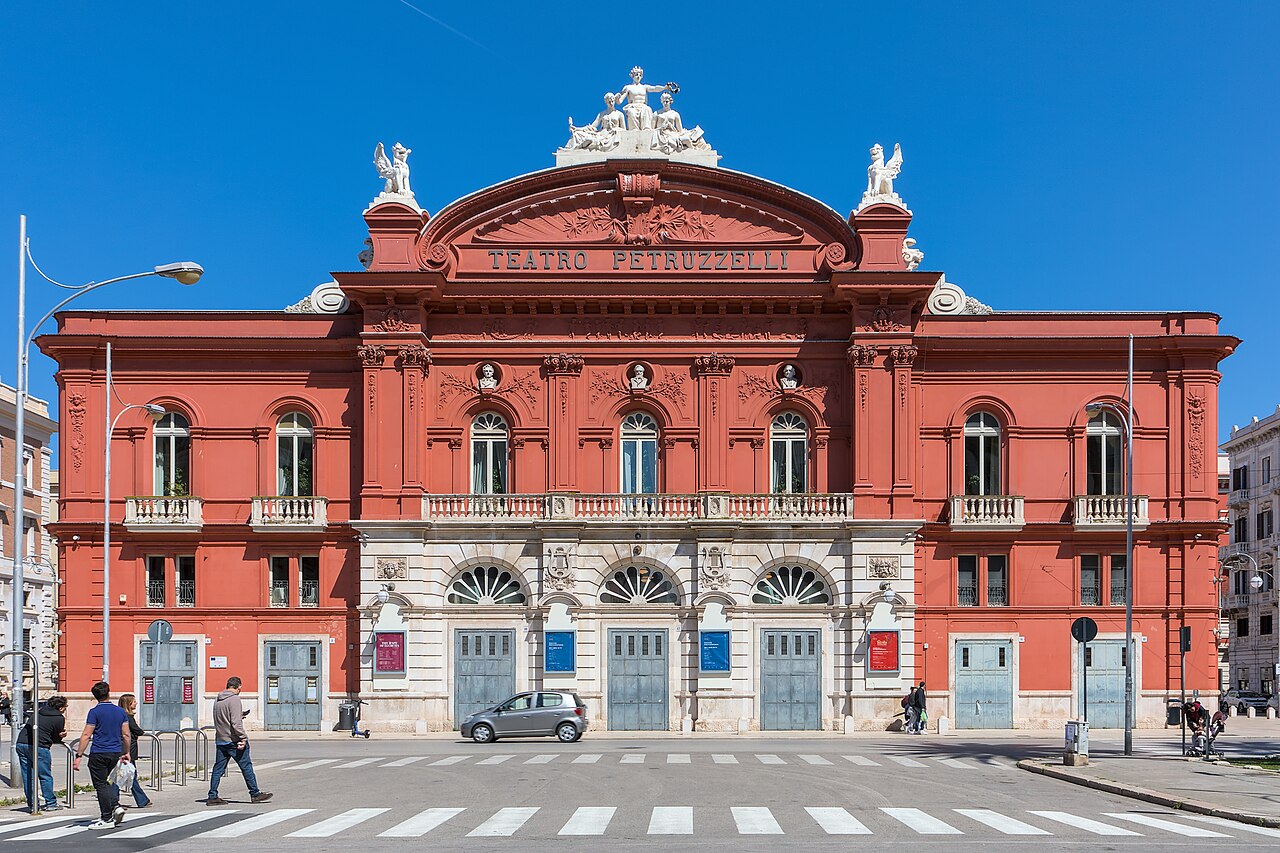 Bari (Apulia, Italy) - Façade of the Petruzzelli theater
