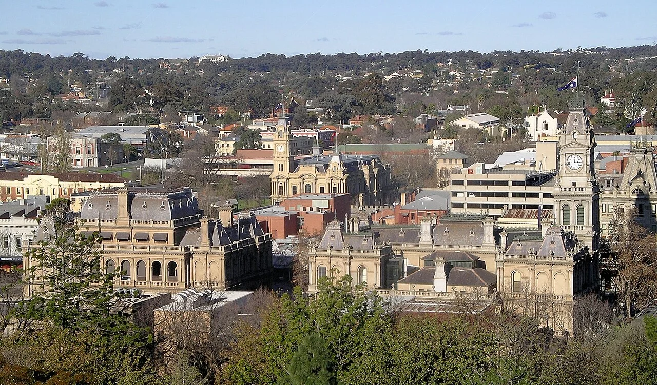 Photo of Bendigo city centre