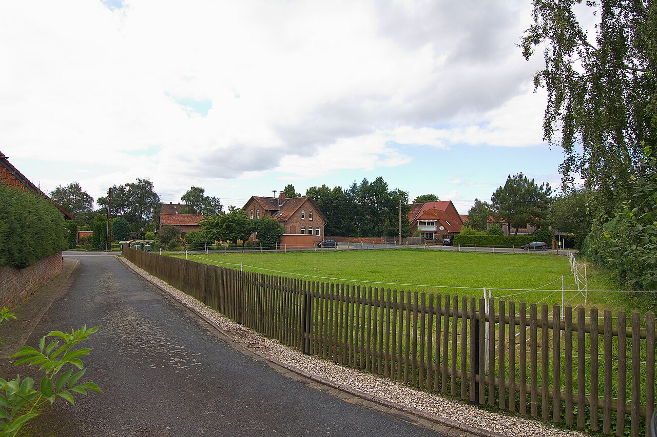 Ortsblick in Berkum (Peine), Niedersachsen, Deutschland.