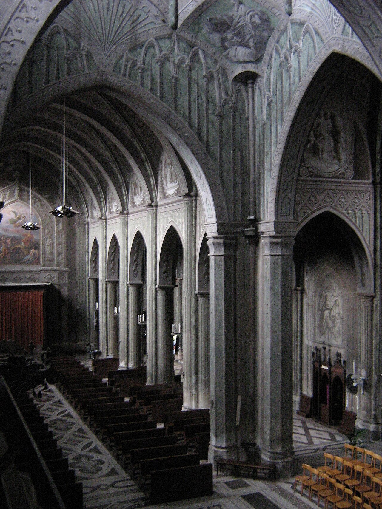 Cathedral in Biella, Italy. Masterpiece of Trompe l'oeil. Photo by Leonardo Ciampa, 7 June 2007.