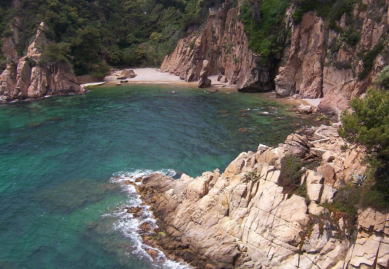 Felsenbucht in Blanes