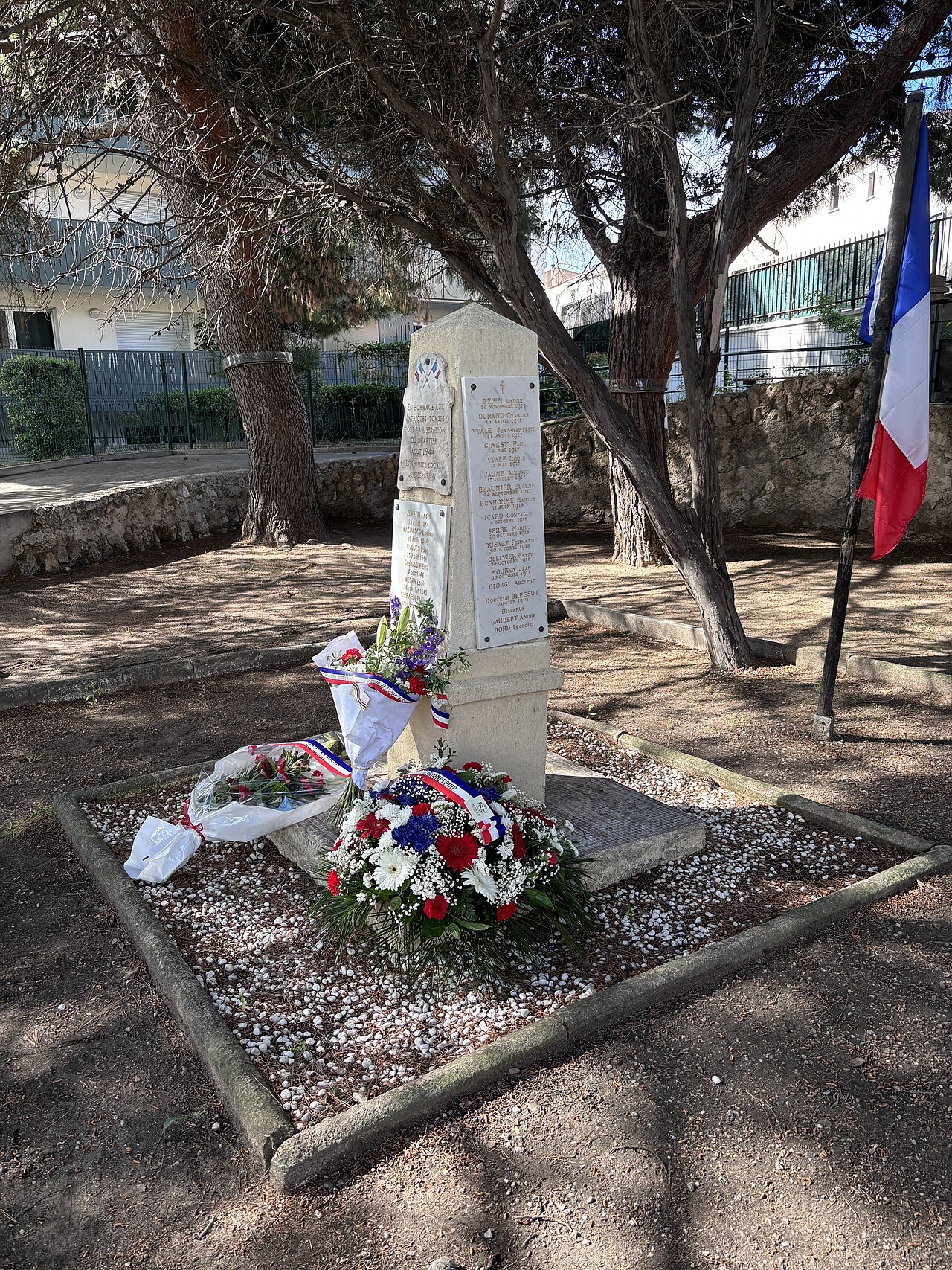 Monument aux morts Bonneveine Marseille 2026