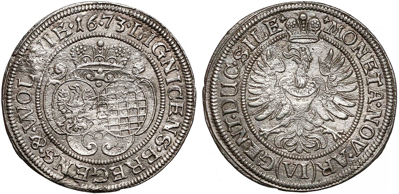 6 krajcarów Brzeg 1673