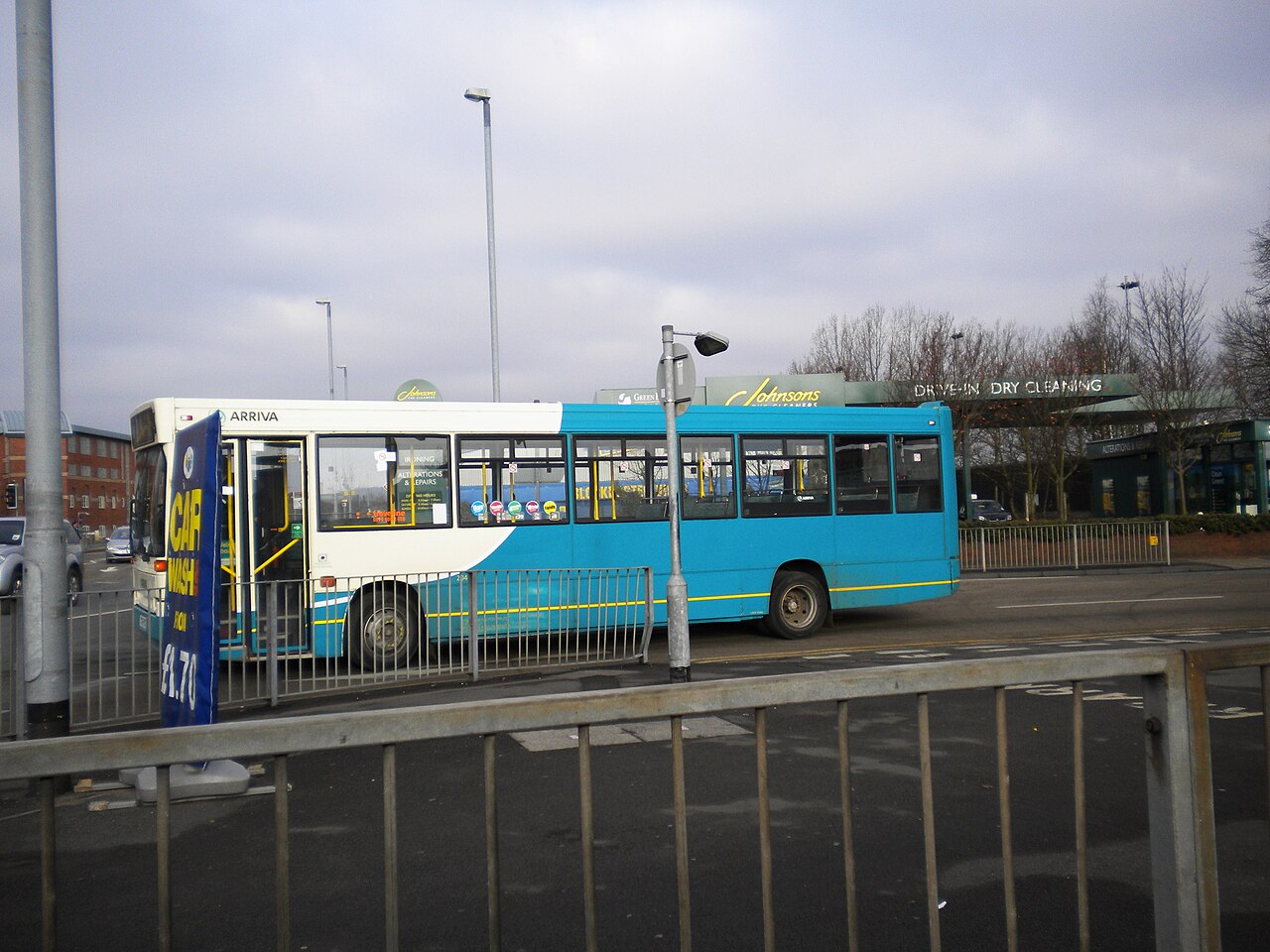Arriva bus in Burton on Trent