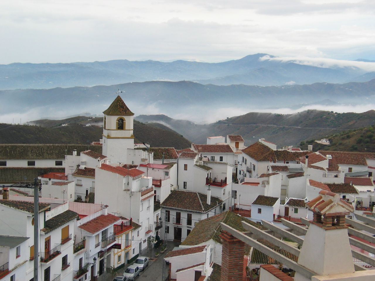 View of Canillas de Aceituno, Spain.