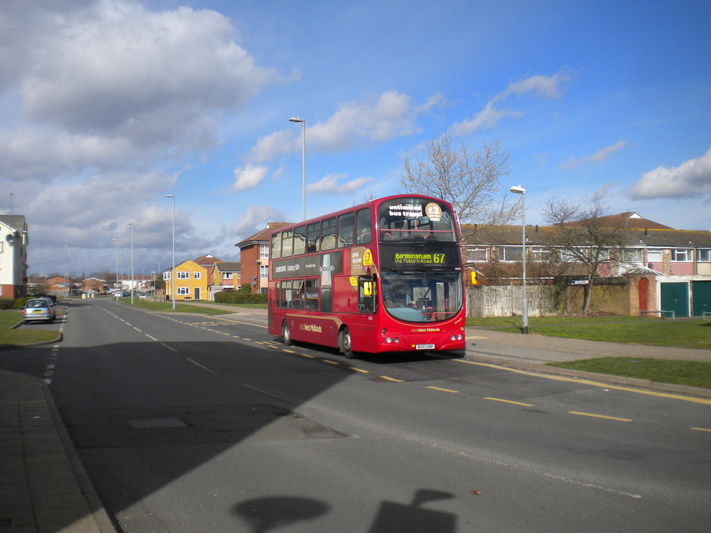 Bus on Turnhouse Road, Castle Vale