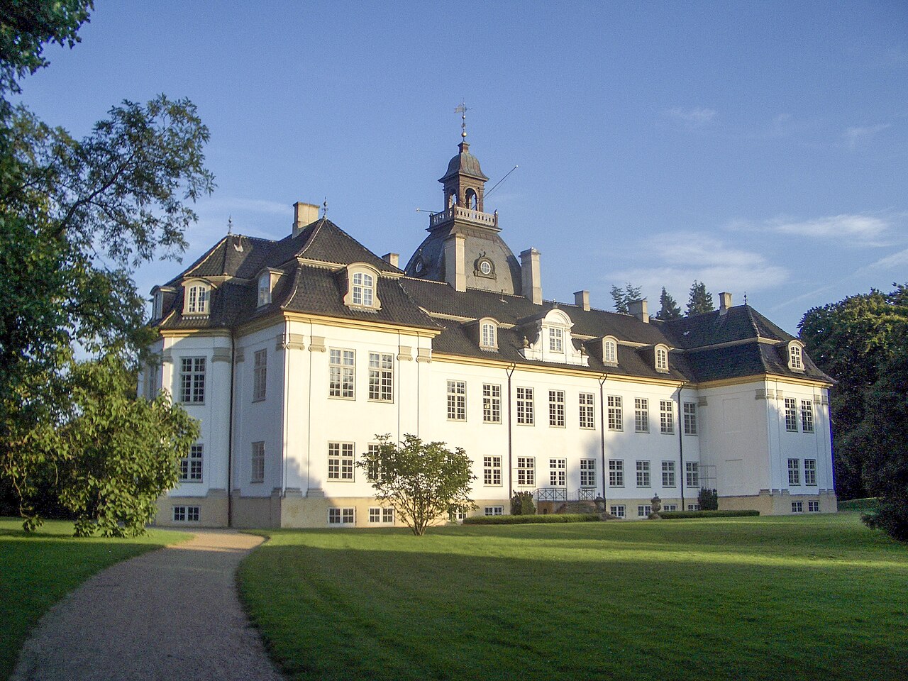 Charlottenlund Slot in Charlottenlund, near Copenhagen, Denmark