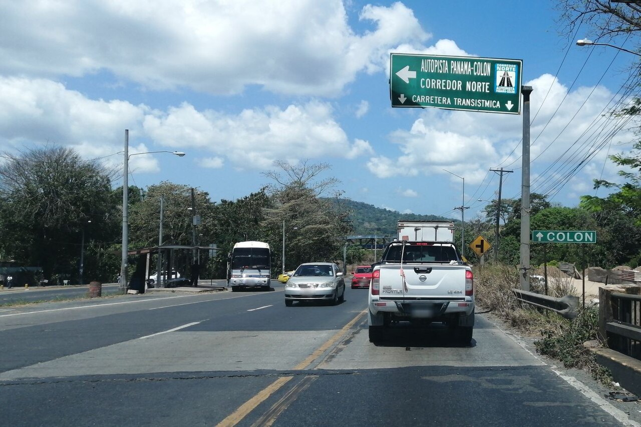 Vista de la Carretera Transístmica en Chilíbre