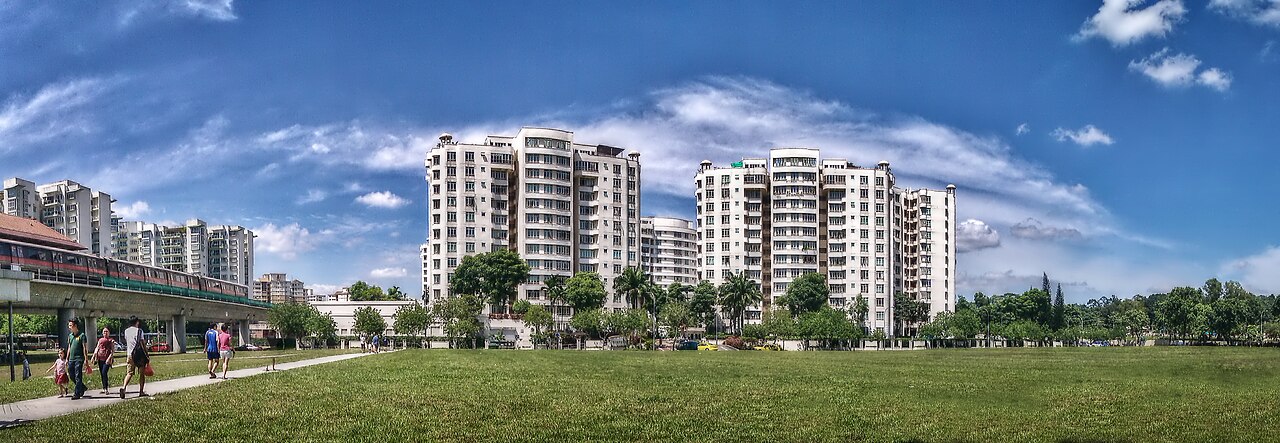 Condo buildings in Choa Chu Kang