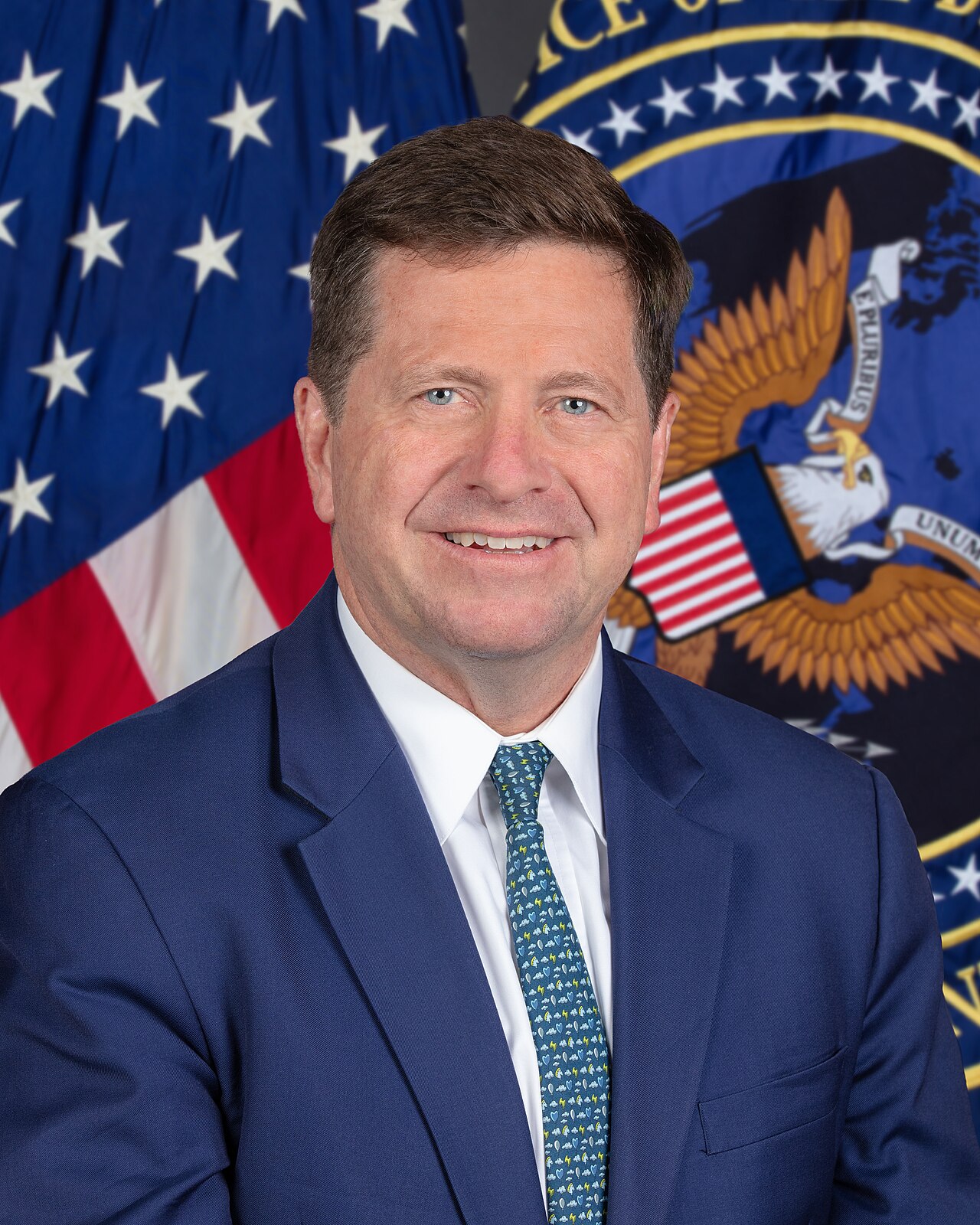 Jay Clayton's official portrait as the director of national intelligence
