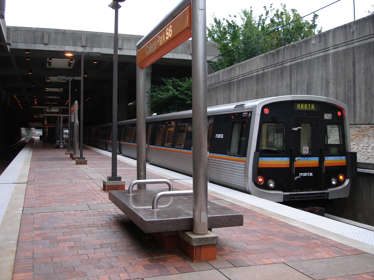 MARTA Train #627 at College Park Station