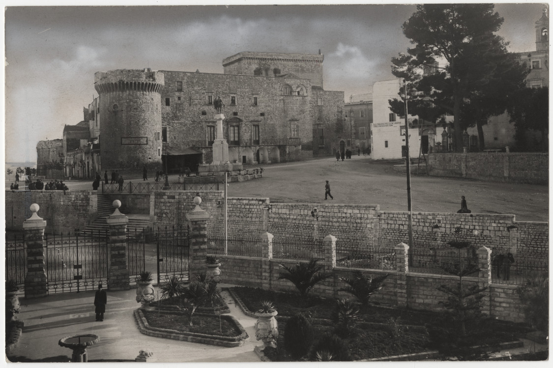 View of the Acquaviva d'Aragona Castle in Conversano.