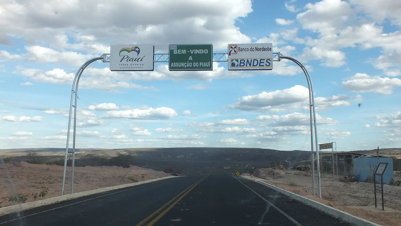 Entrada da cidade de Assunção do Piauí.
