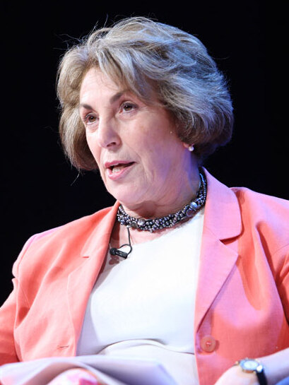 Edwina Currie speaks in a panel session on health and politics past, present and future.