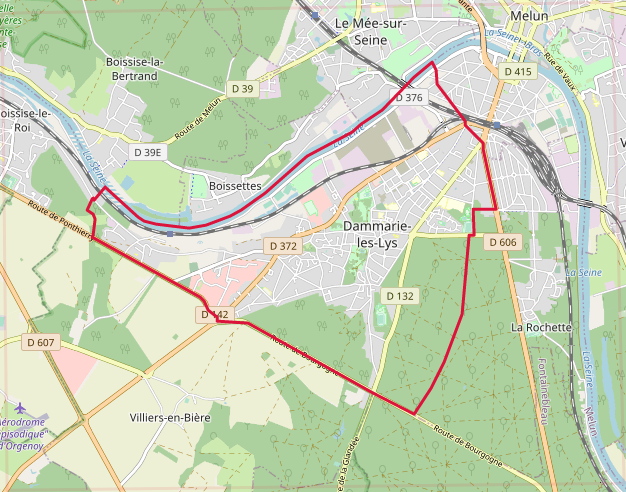 carte réalisée sur umap