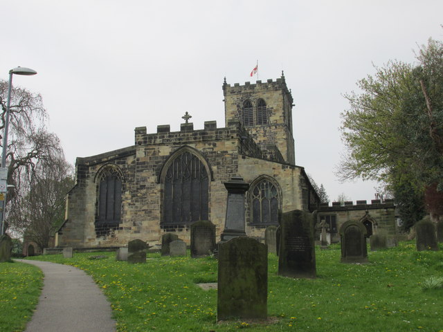 All saints church Darfield.