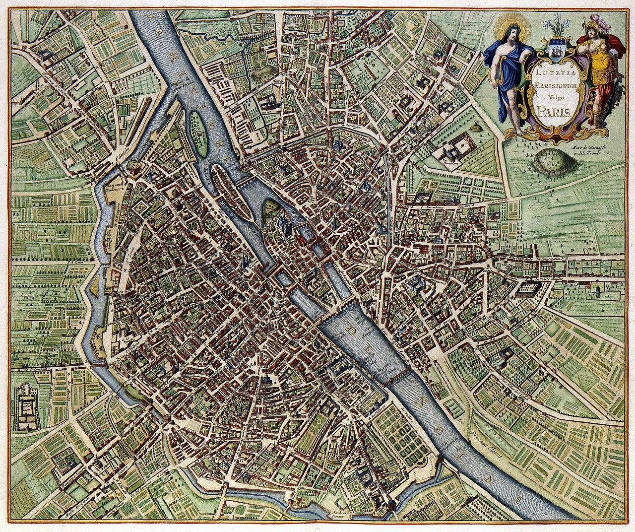 Map of Paris