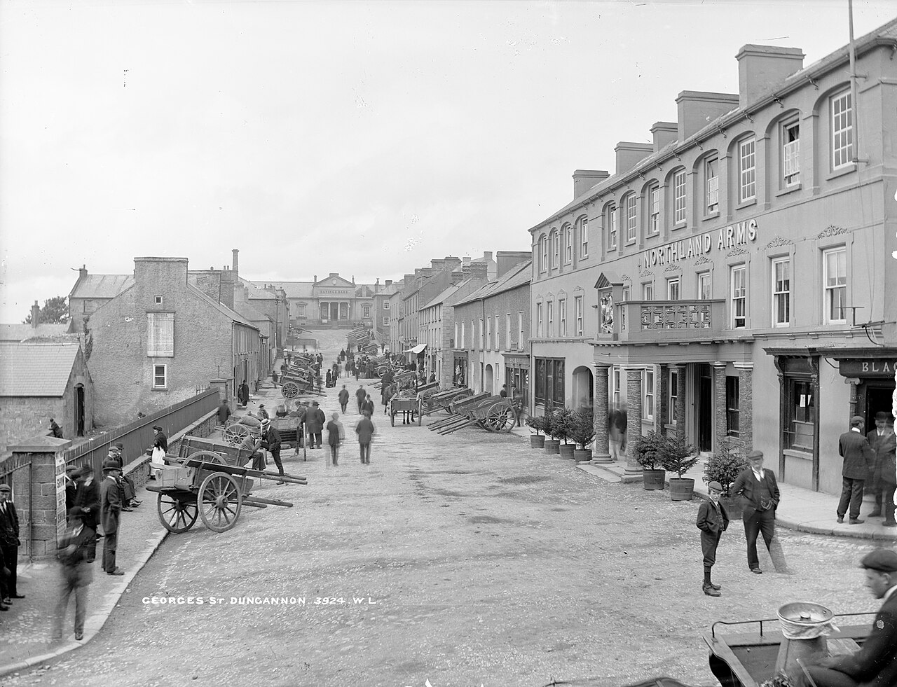 An interesting photo and another of our stream selected by Flickr Explore because of its  interestingness . This selection does increase traffic to our stream.

We find ourselves in County Tyrone, with a view down a very busy Georges Street, in contrast the modern street views show a street that is a shadow of the image we see from over 100 years ago,

Thanks for all the comments - If you have the time I suggest that you read through them all.

Photographer: Robert French



Collection: <a href="http://catalogue.nli.ie/Collection/vtls000313414" rel="nofollow">The Lawrence Photograph Collection</a>



Date: 1880 - 1900



NLI Ref:  L_ROY_03924



You can also view this image, and many thousands of others, on the NLI’s catalogue at catalogue.nli.ie