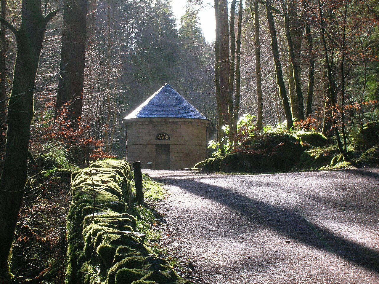 The approach to Ossian's Hall, The Hermitage, Scotland