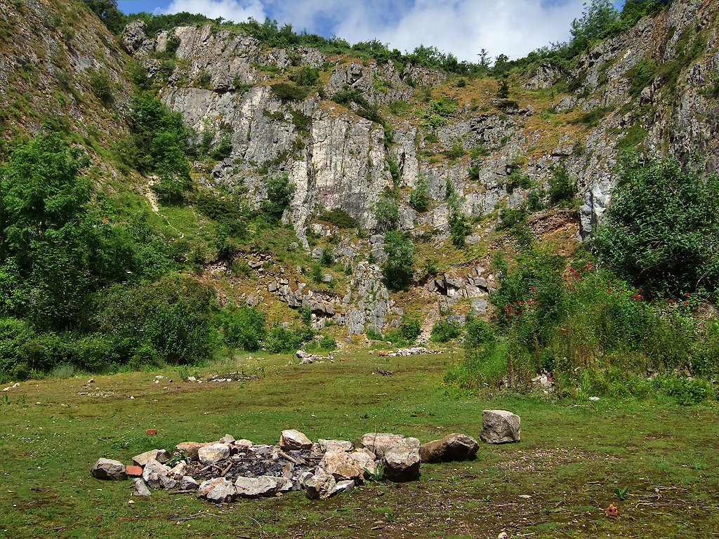 Dyserth Quarry - site of Dyserth Castle