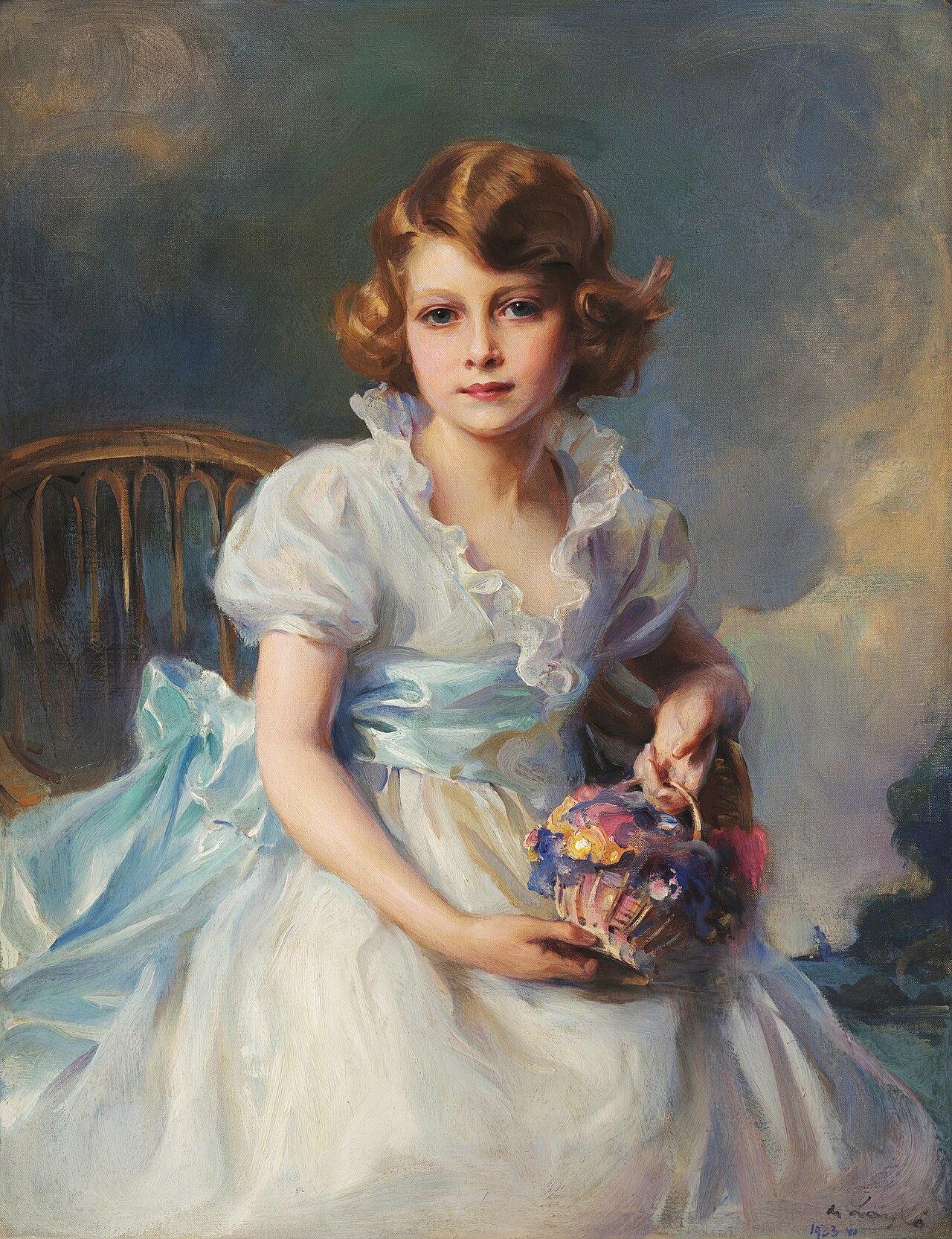 Princess Elizabeth of York — the future Queen Elizabeth II of the United Kingdom — when she was seven years old.