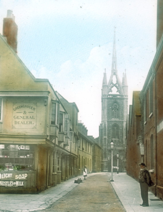 St Mary of Charity Church, Church Street looking east