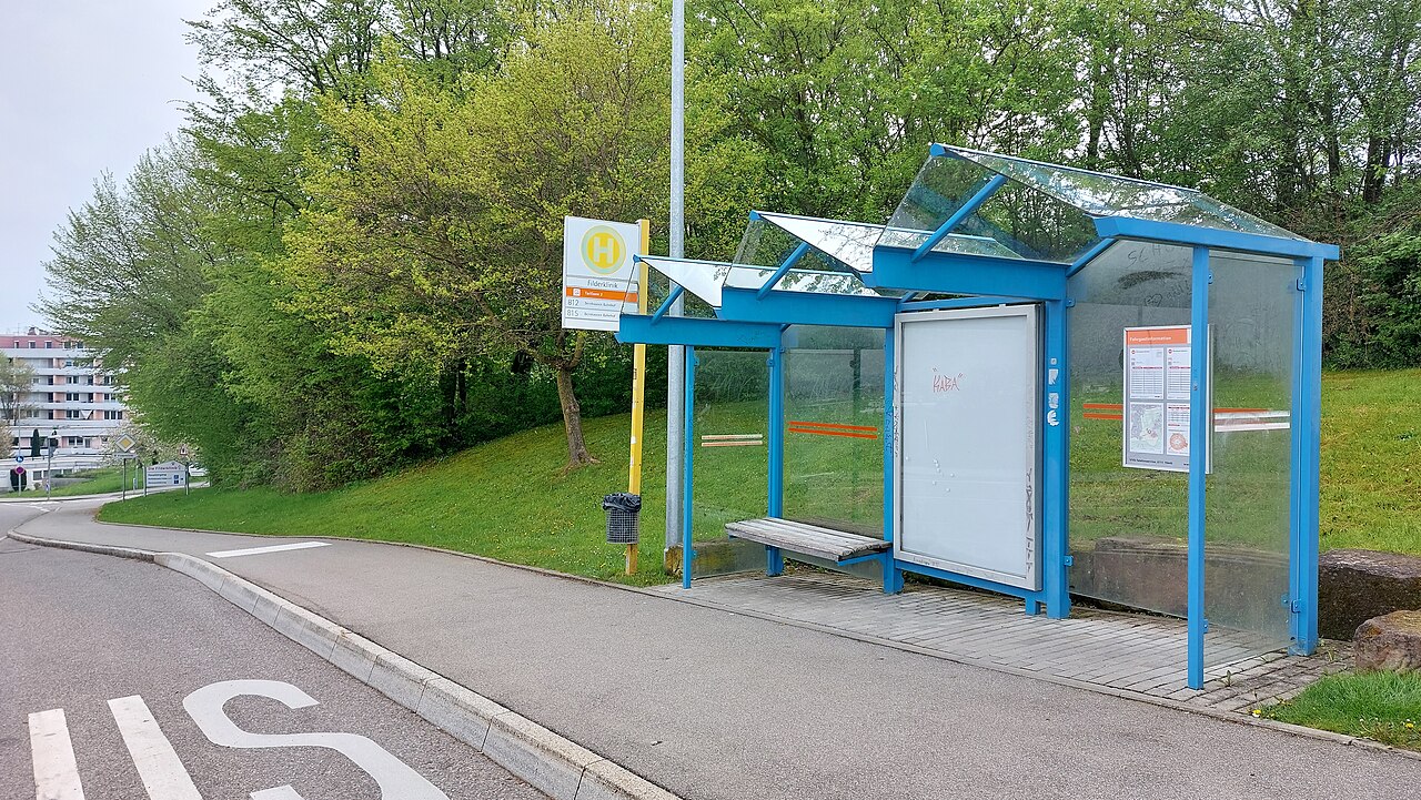 Bushaltestelle in Filderstadt