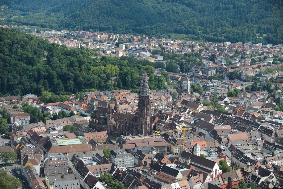 Aerial picture Freiburg, Germany