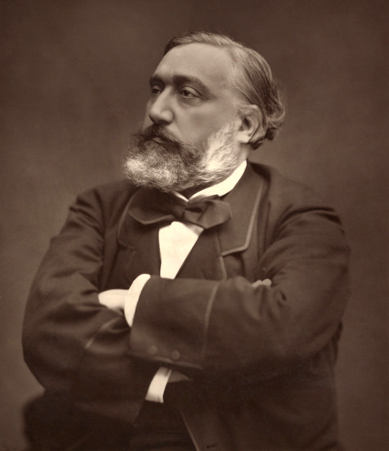 Léon Gambetta photographié par Étienne Carjat.