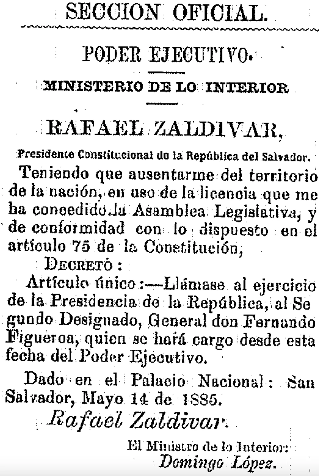 Photo of General Andrés Figueroa