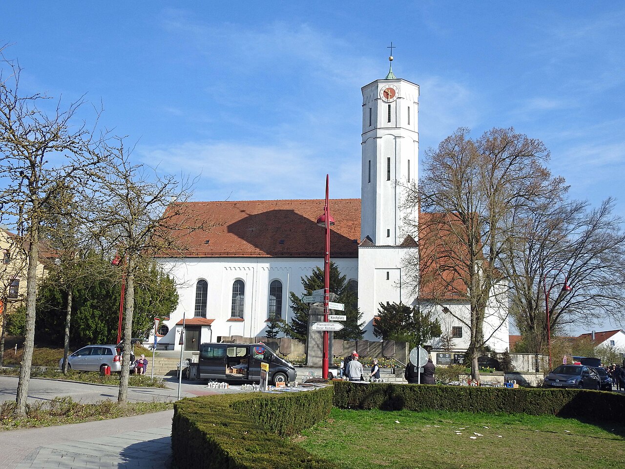 Kirchplatz in Gersthofen