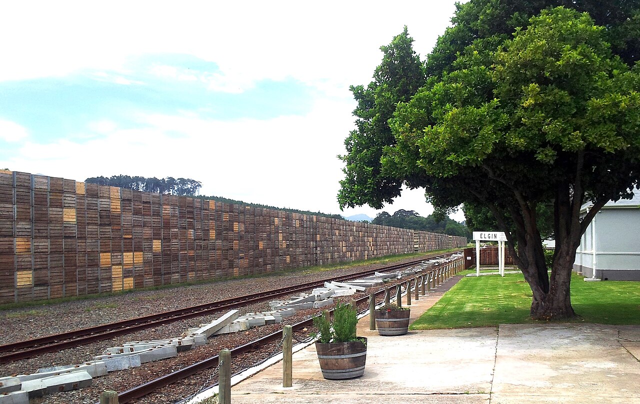 Elgin Railway Station - agricultural produce - Molteno brothers - Glen Elgin Western cape South Africa