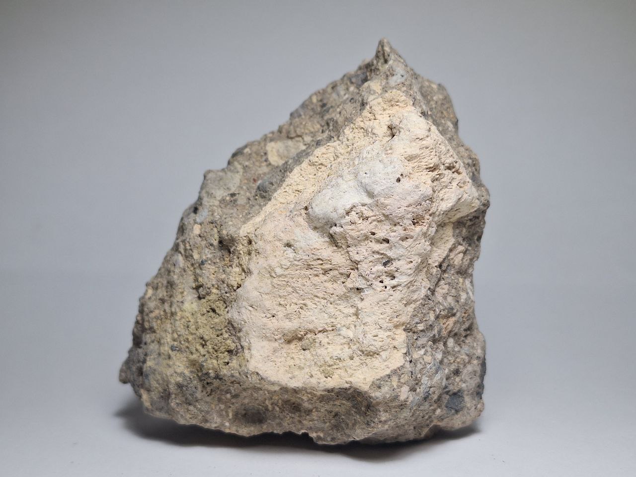 A sample of volcanic tuff from Caysio, Santa Maria, Bulacan