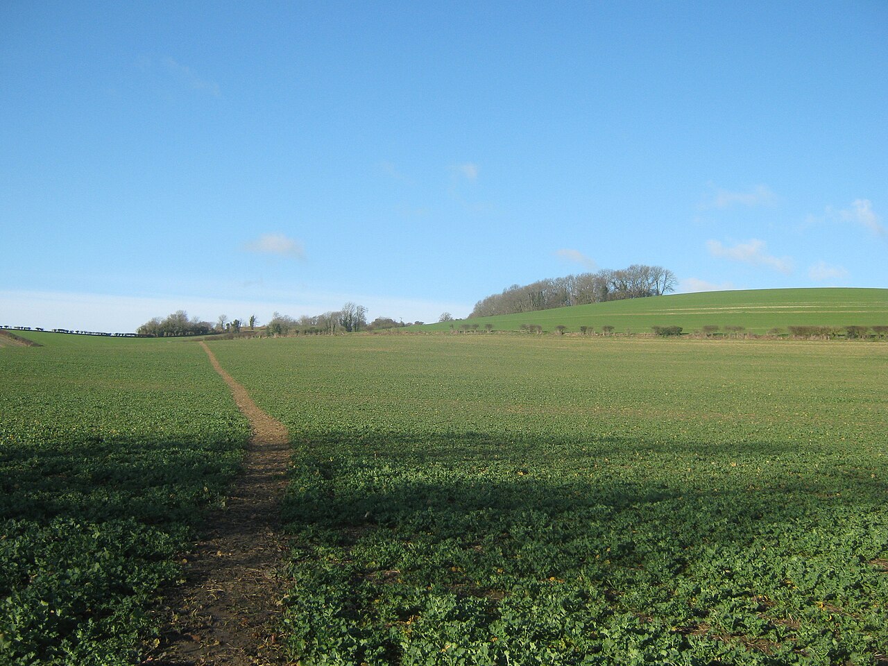 Footpath to Old Hawkinge (2)