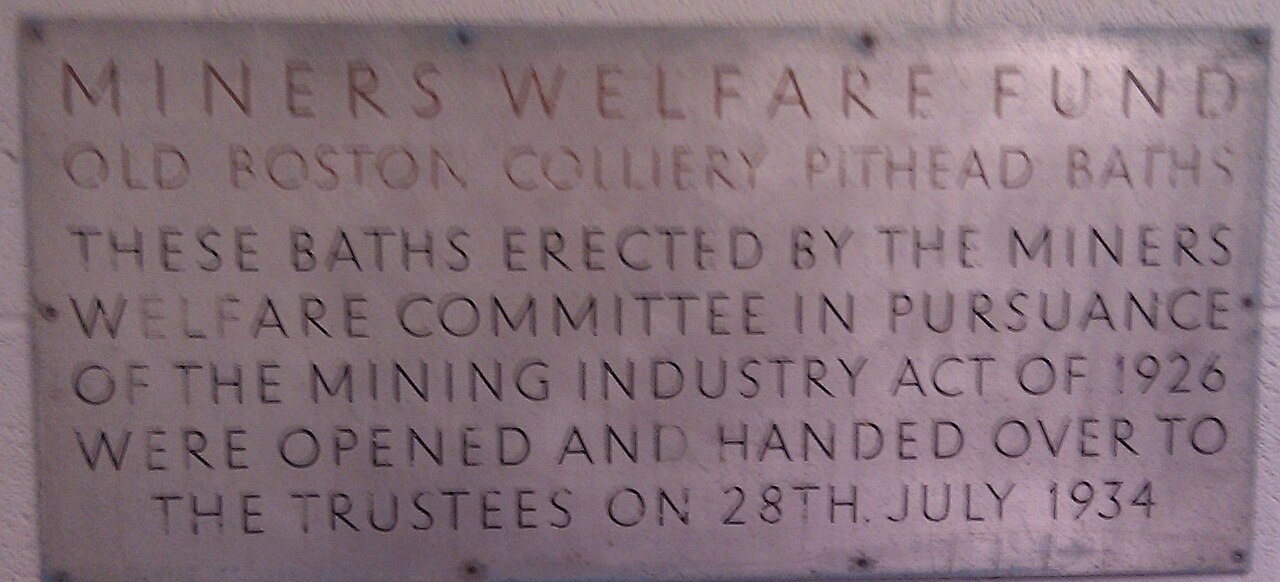 Old Boston Colliery baths