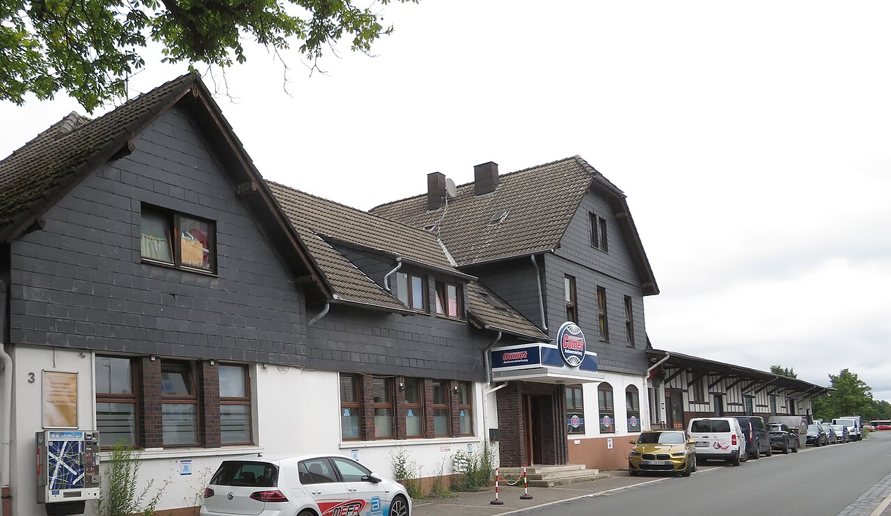 Former railway station, Herten, North Rhine Westphalia, Germany