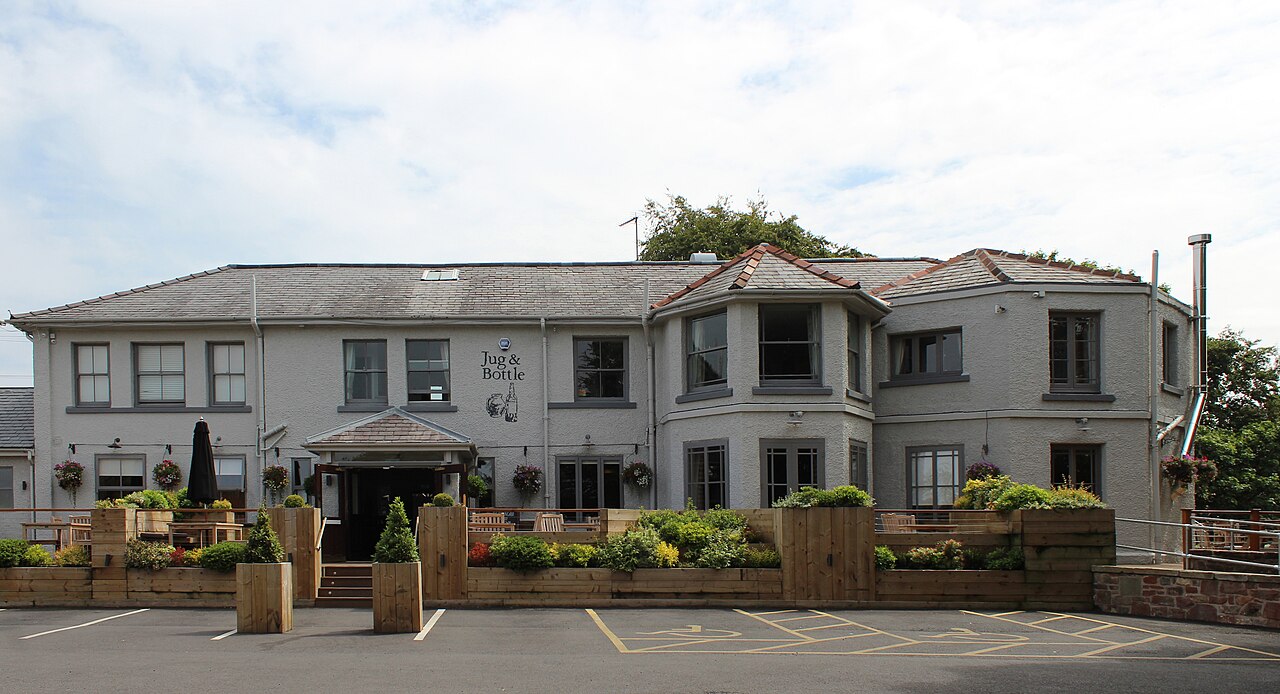 Hotel and pub in the former council offices in Heswall.