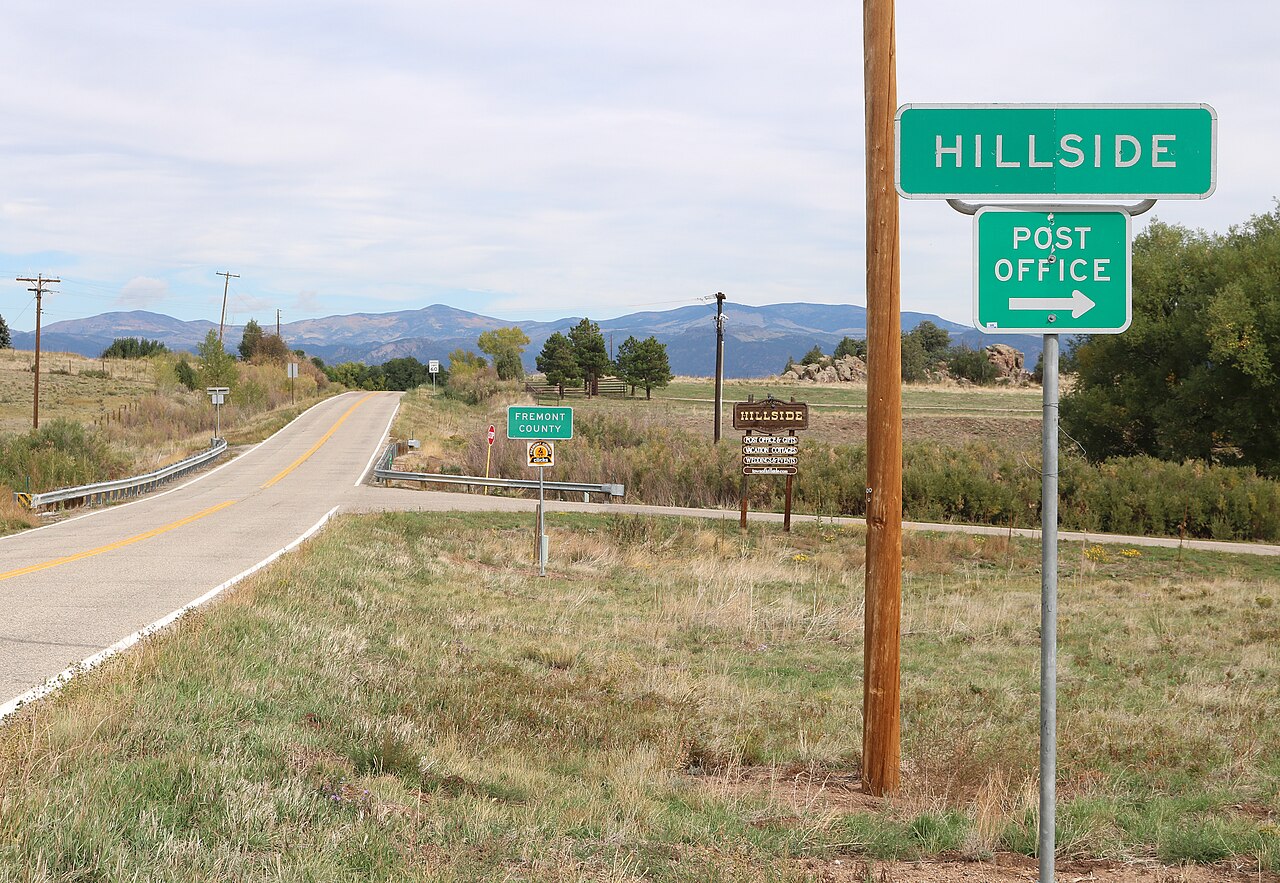 Hillside, Colorado, an unincorporated community in Fremont County, Colorado.