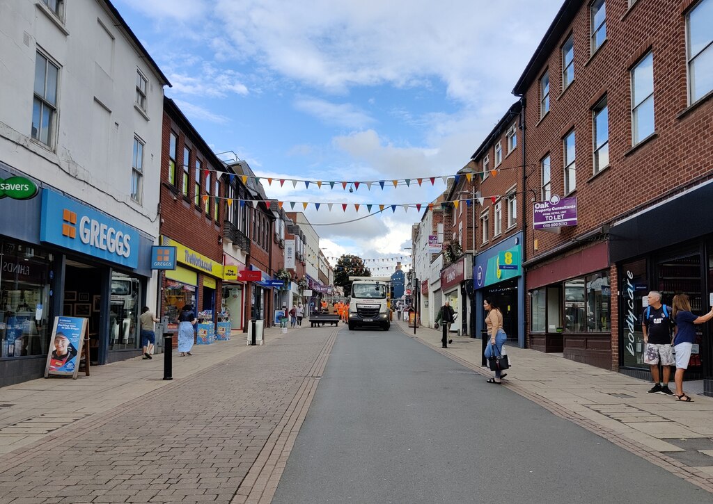 Castle Street in Hinckley town centre