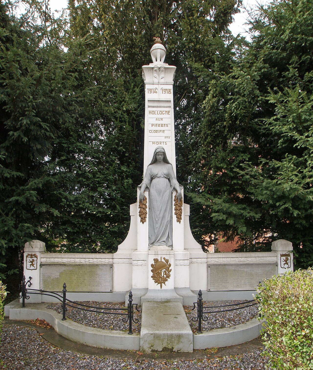 Grâce-Hollogne (Belgium): Memorial for the fallen in the first world war