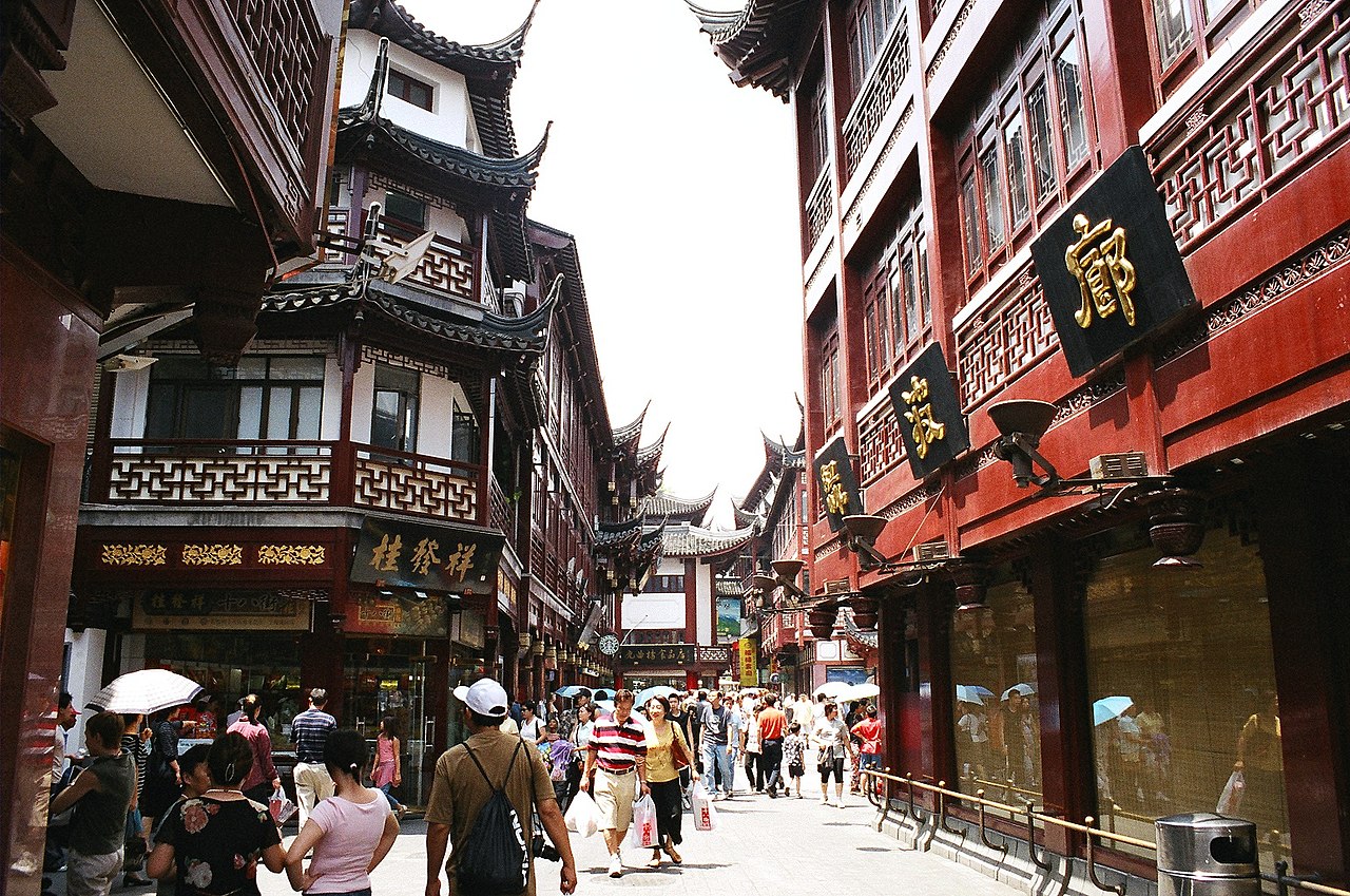 The Chenghuang Miao (City God Temple) in Shanghai