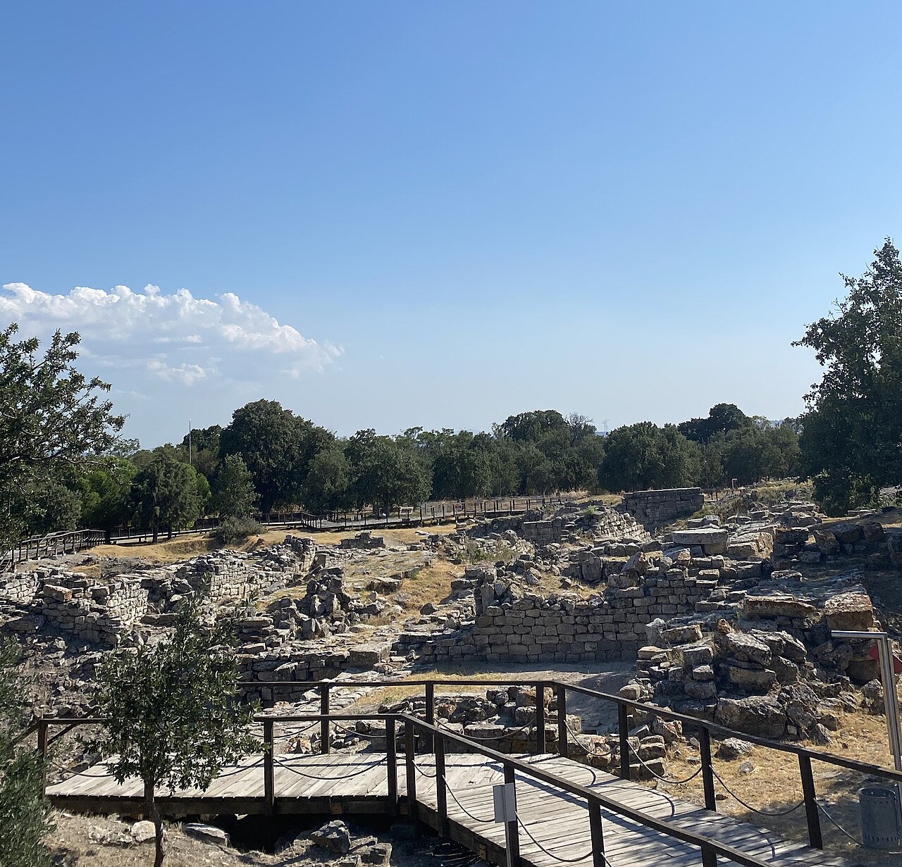 A view from Troy Ancient City