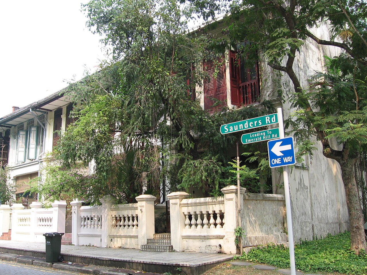 Saunders Road, Emerald Hill, Singapore.